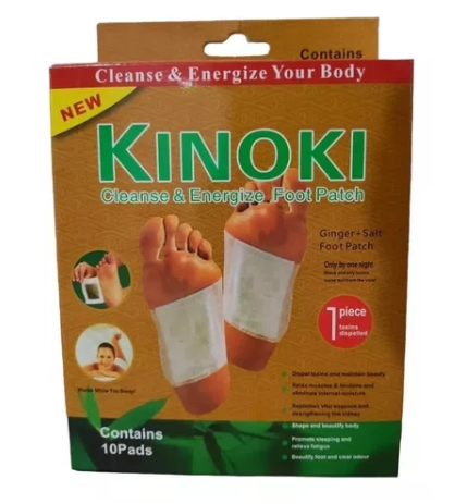 Parches desintoxicantes para pies kinoki